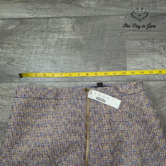 J.Crew Front Zip Pencil Skirt Size 4 - Picture 3 of 5